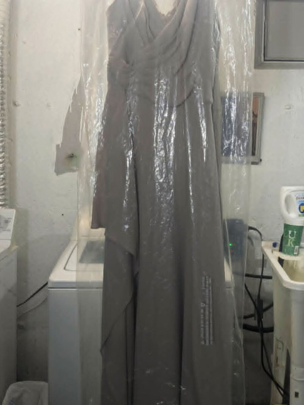NEW David's Bridal Formal Sleeveless Full Length Dress, Tan, SIZE 12, BEAUTIFUL!